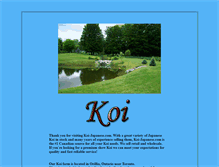 Tablet Screenshot of koi-japanese.com
